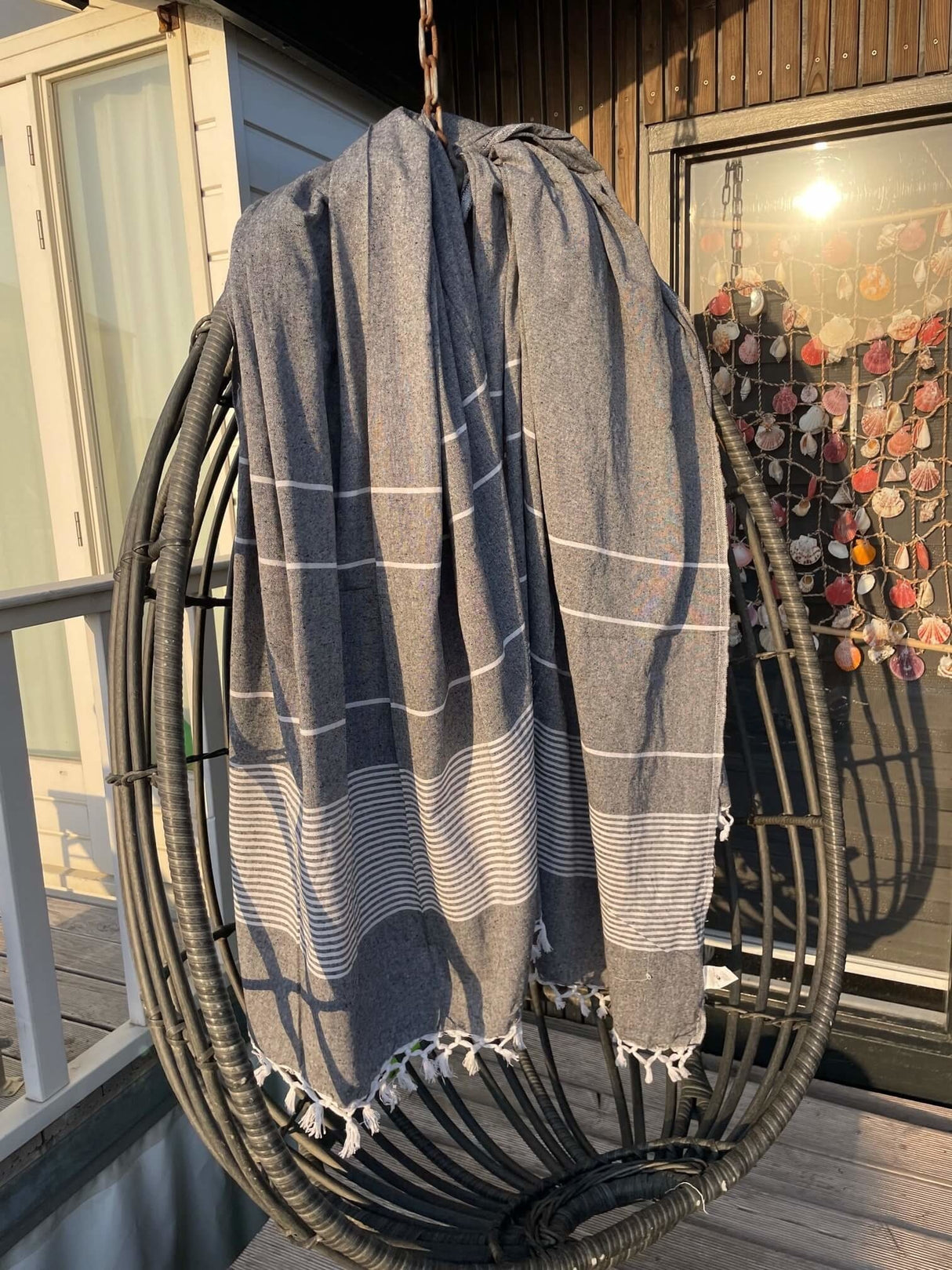 2-persoons hamamdoek antraciet