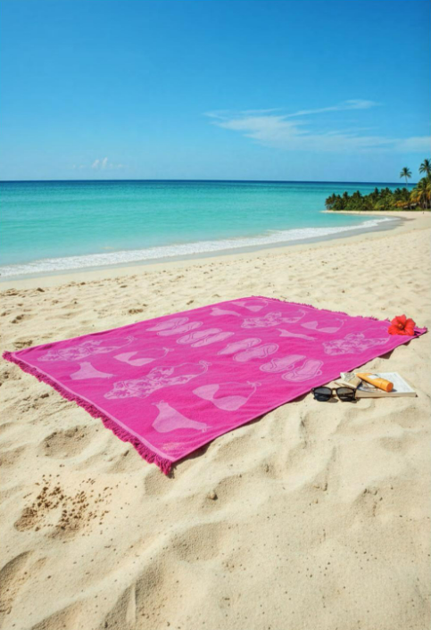 Velours beach towel Sunday