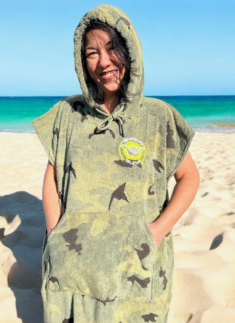 Surfponcho Camo Shaka