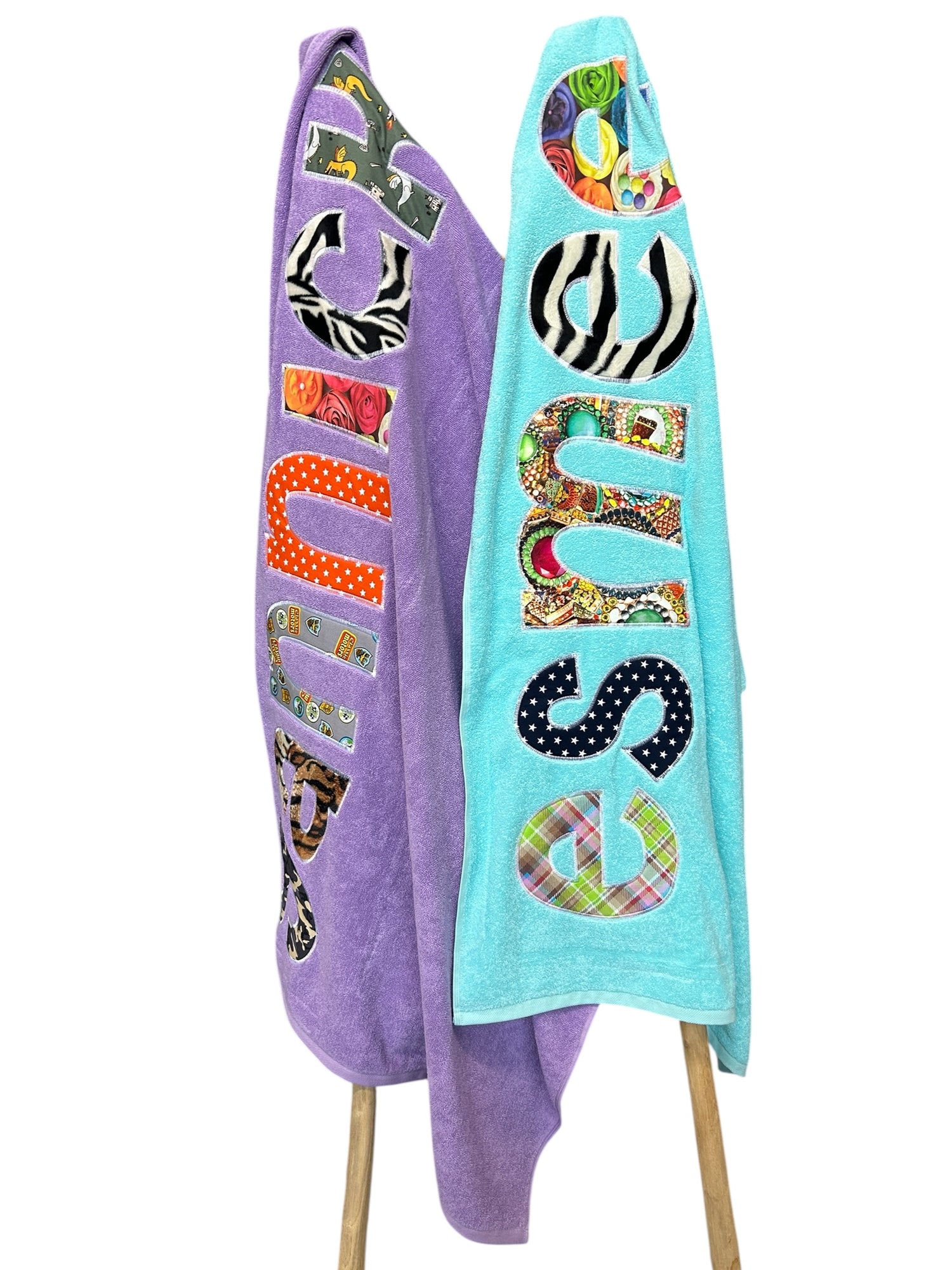 Strandhanddoek met naam Fancy