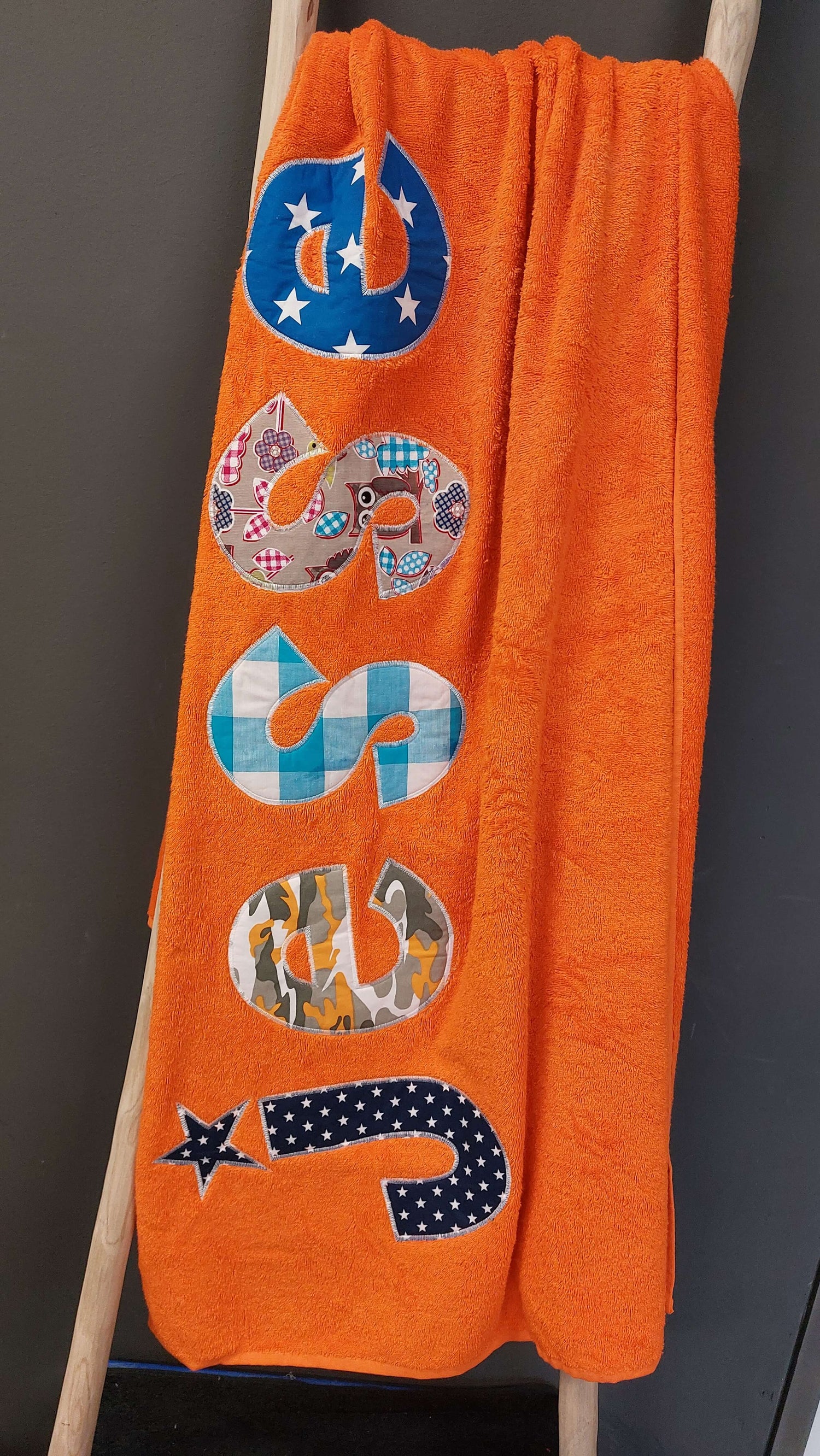 Strandhanddoek met naam Fancy