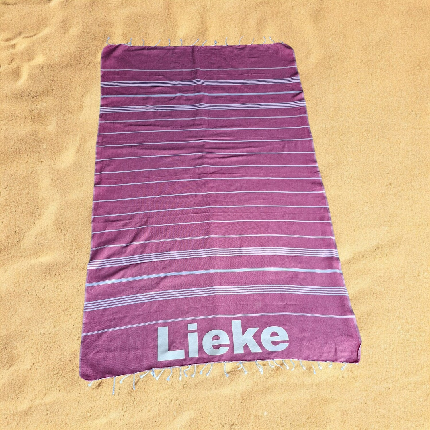 Print hamam towel