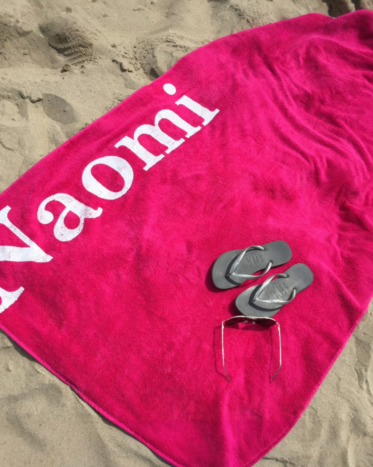 Strandtuch mit S&LT-Print