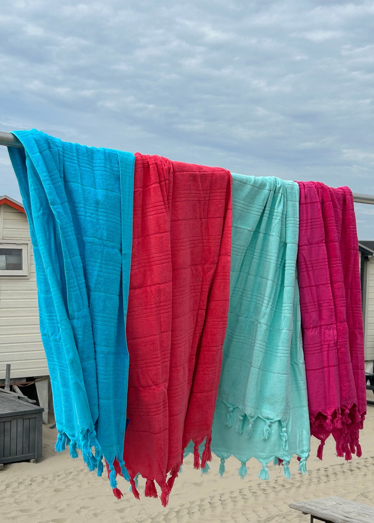 XXL Hamamtuch mit Frottee