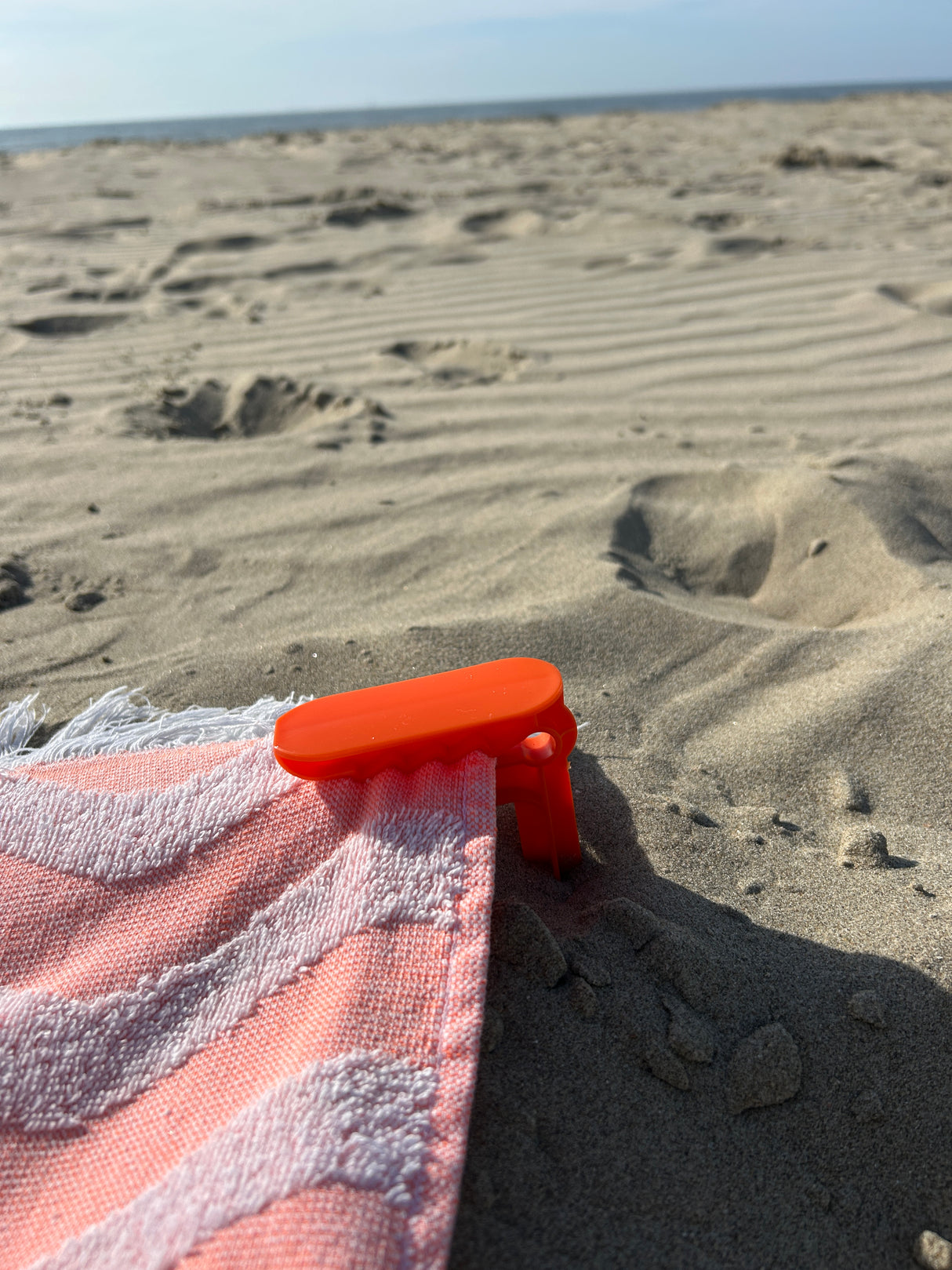 Handdoek clips - oranje