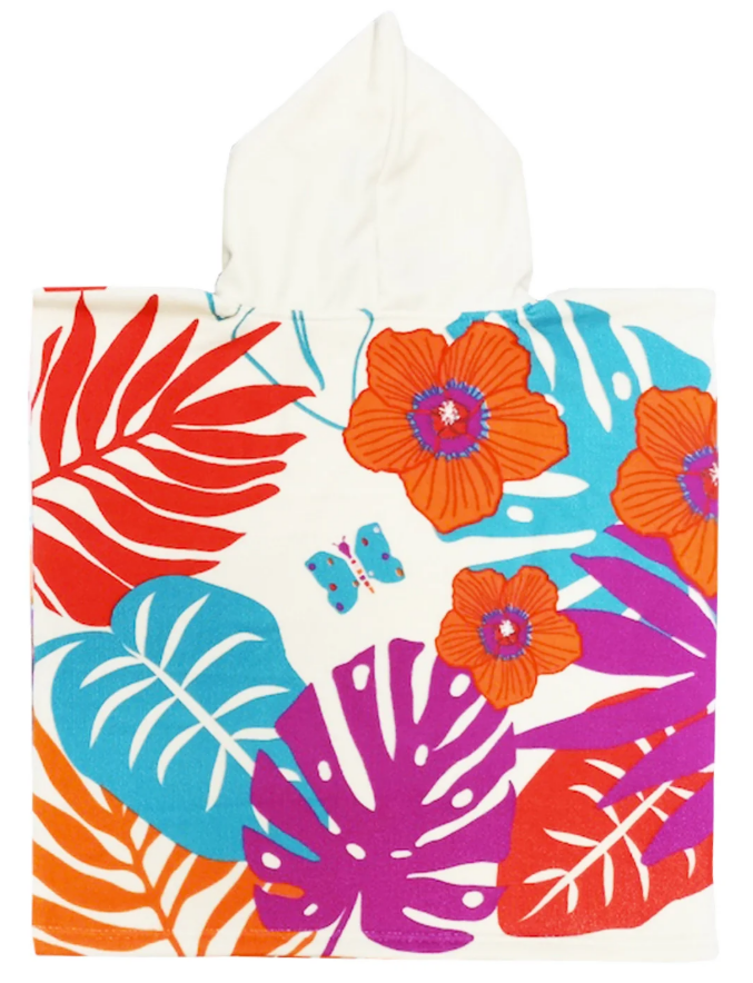 Swimming poncho Flamingo