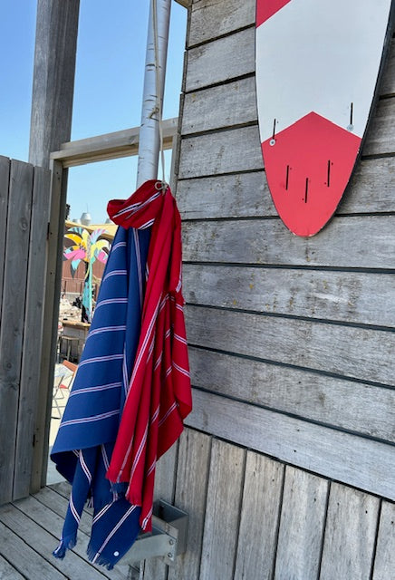 Gestreepte hamamdoek Vertigo