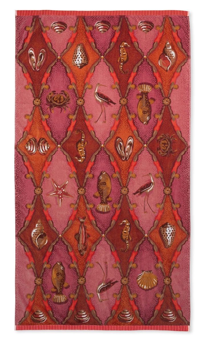 PIP Studio beach towel Little Sea pink