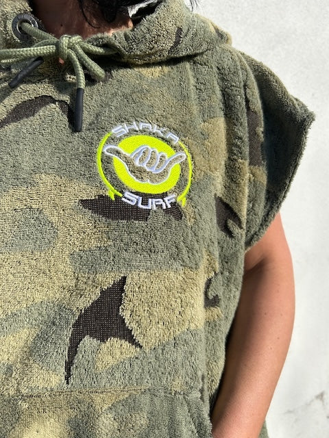 Surfponcho Camo Shaka