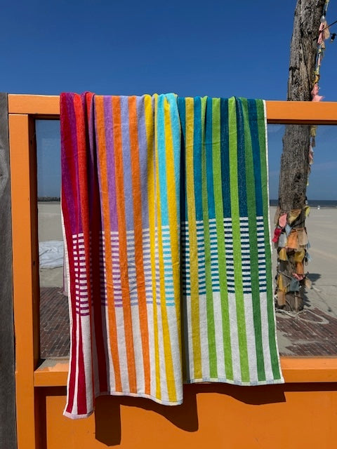 Velours strandhanddoek Lissabon