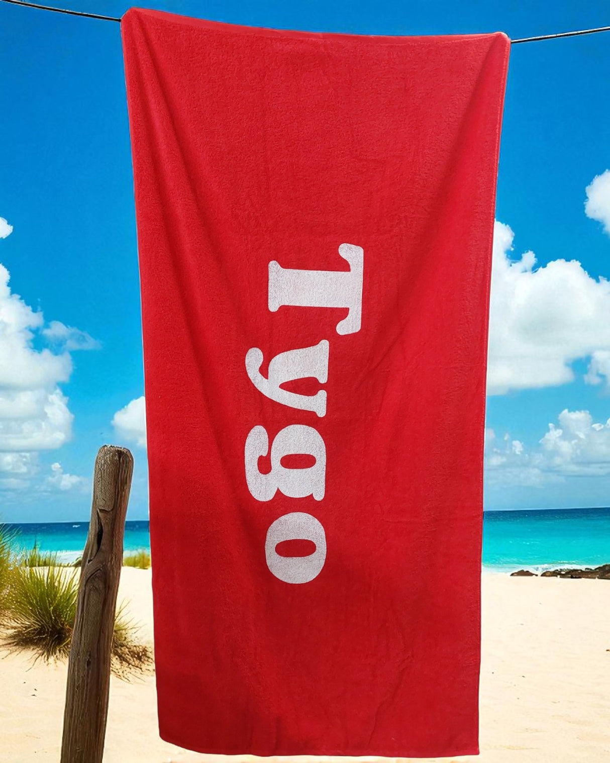 S&LT Strandtuch mit XXL-Print