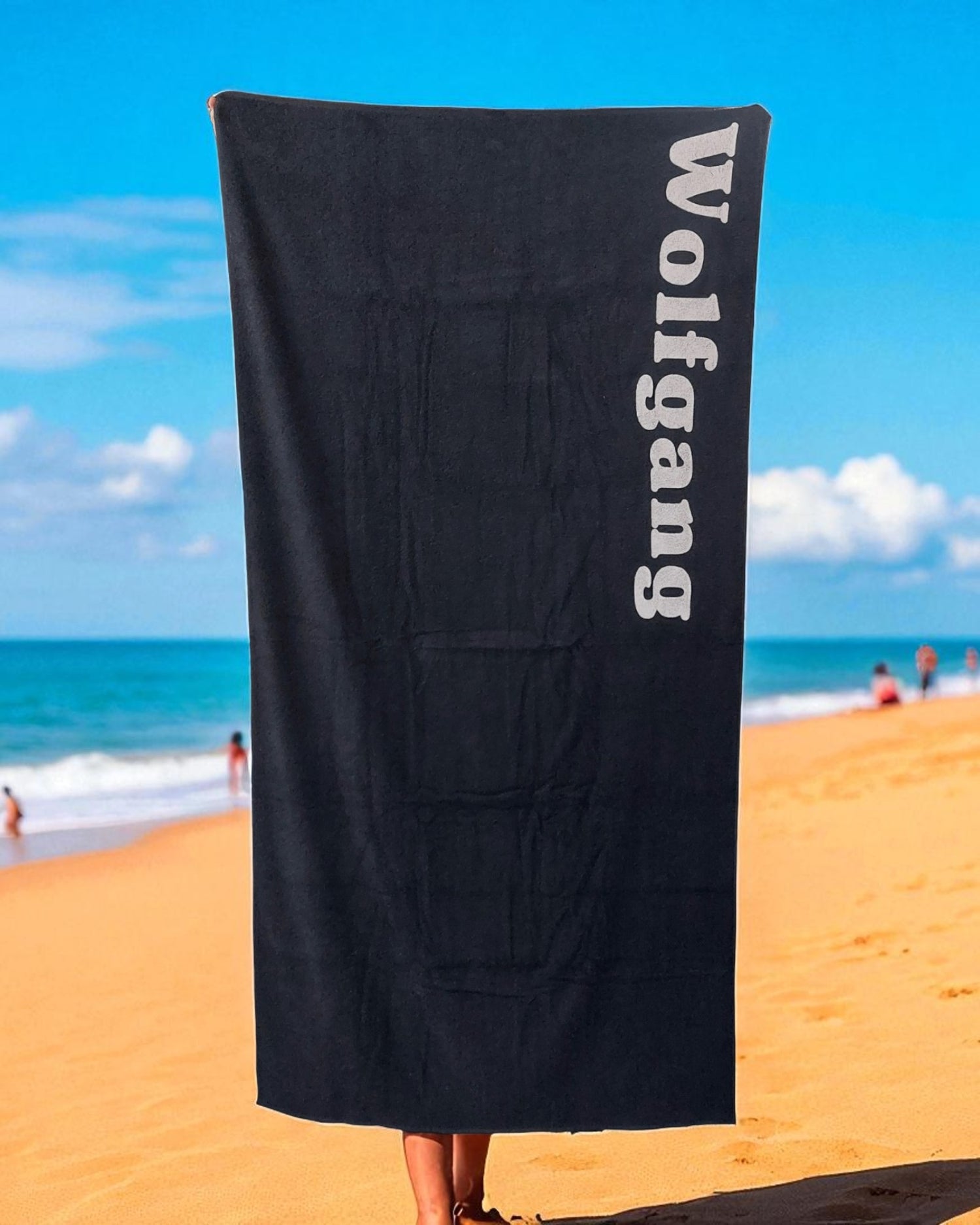 Strandtuch mit S&LT-Print