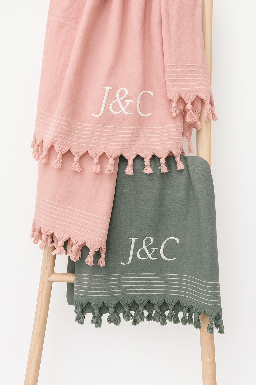 Walra Remade hamamdoek met borduring