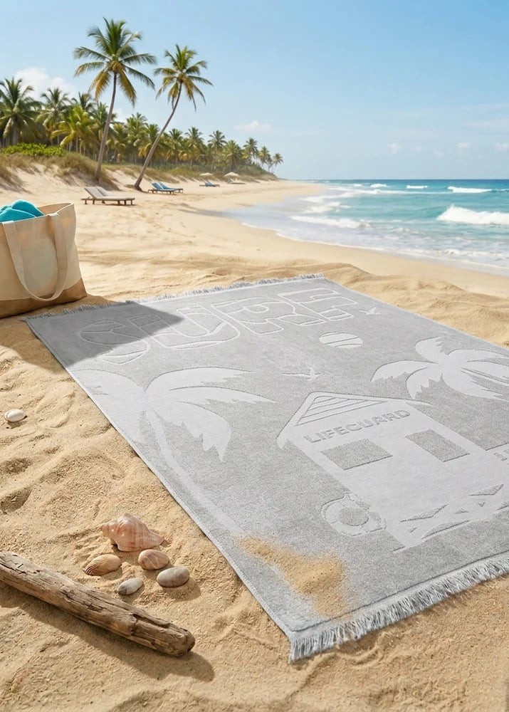 Velours beach towel Sunday