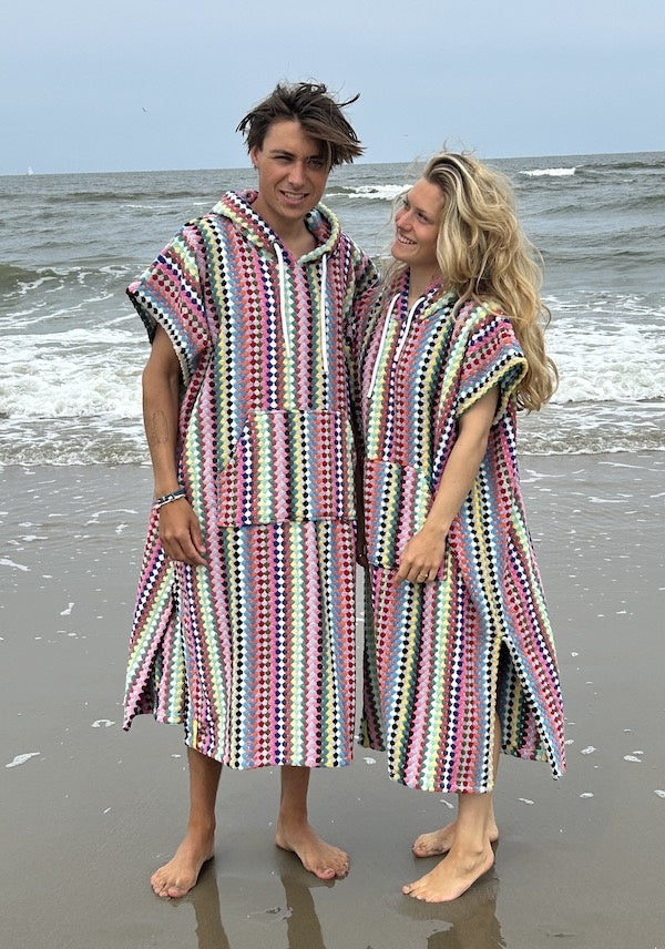 Badstof surfponcho Pom
