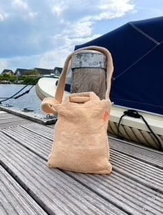 cross body bag peach