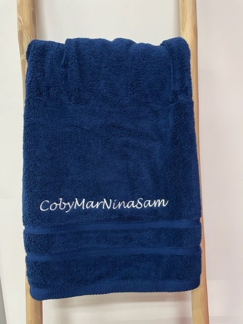 Deluxe badlaken met naam