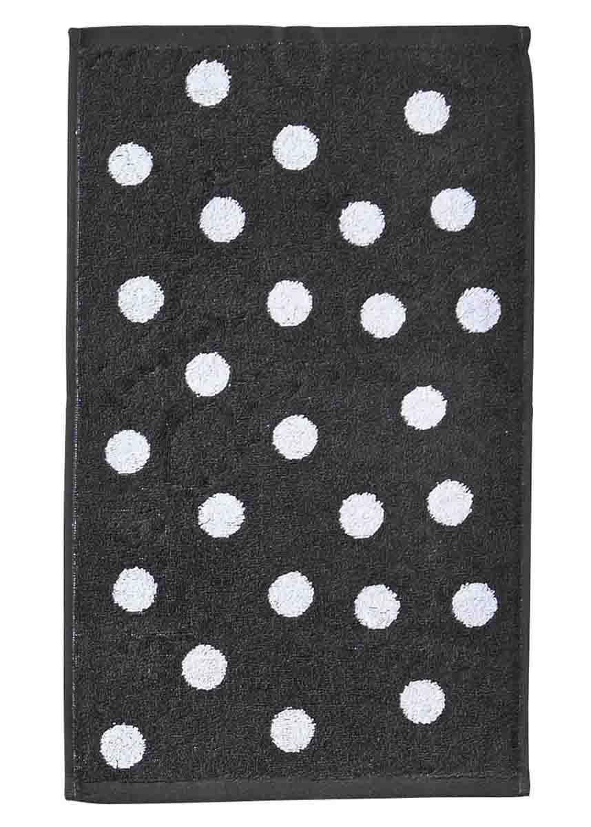 Dots antraciet_Gastendoek