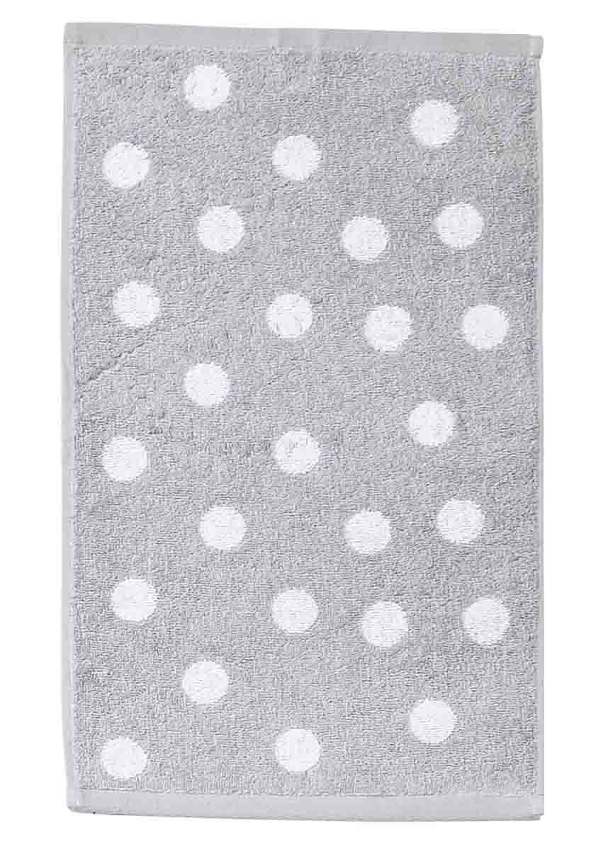 Dots zilvergrijs_Gastendoek