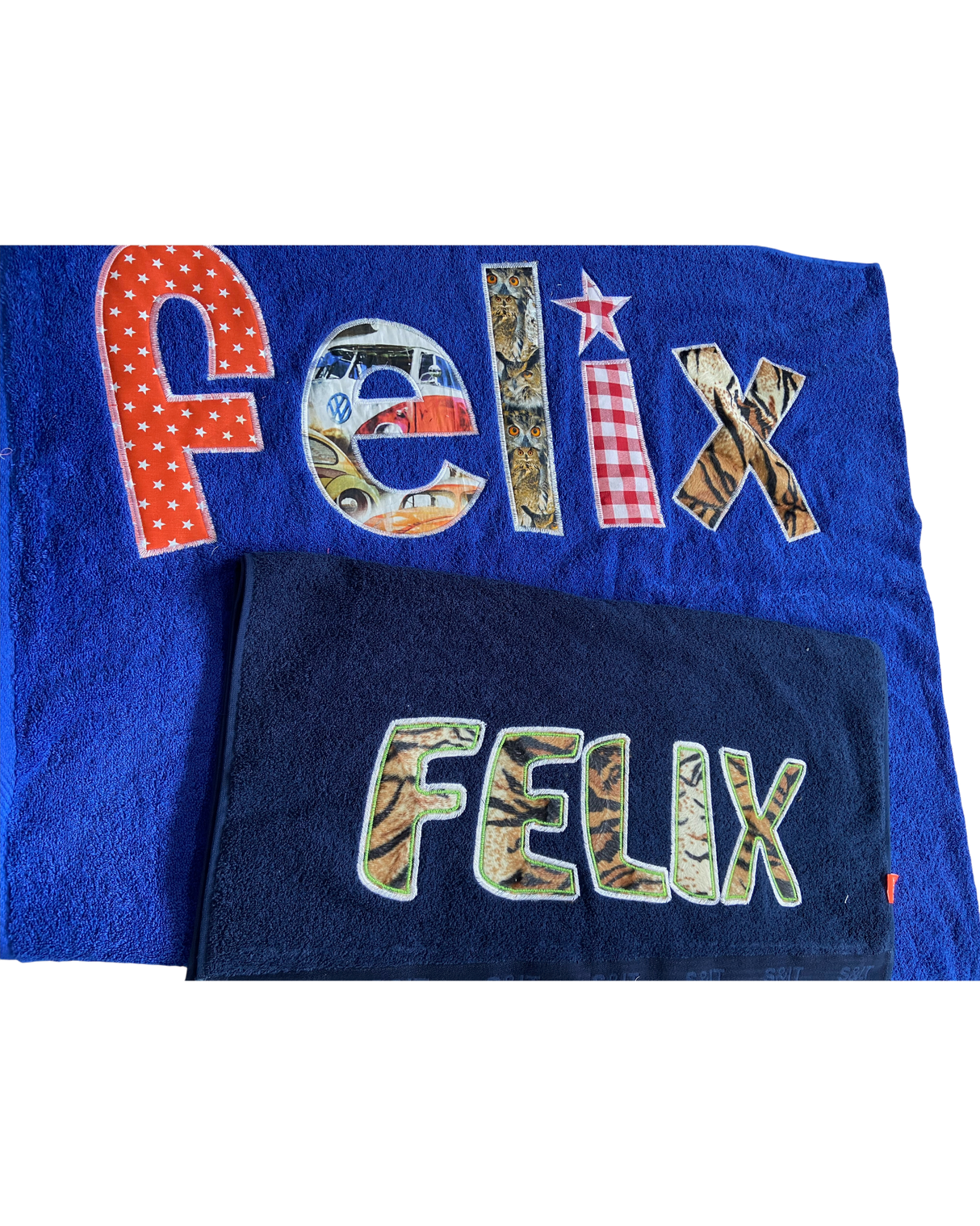 Badhanddoek met dierenprint