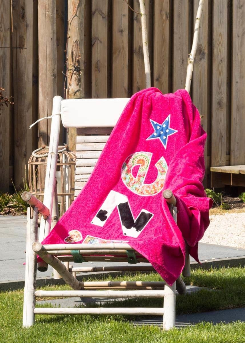 Fuchsia strandlaken Fancy