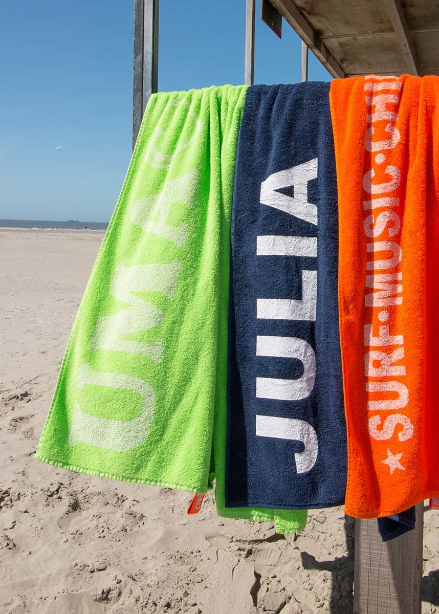 Geprinte strandlakens