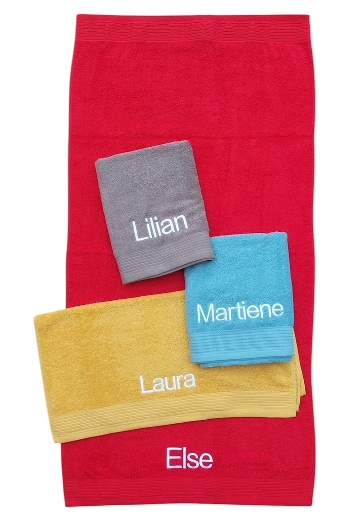 Handdoeken met naam borduren