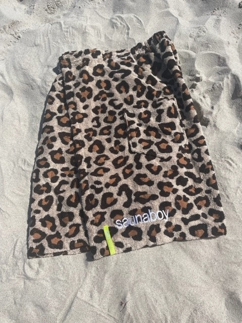 Heren saunakilt luipaard