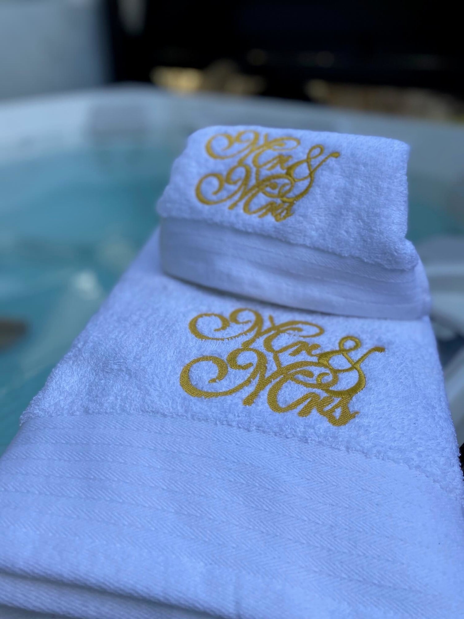 Huwelijks set handdoeken