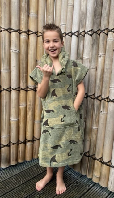 kinder-surfponcho-camouflage
