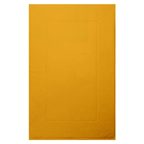 Luxe badmat okergeel