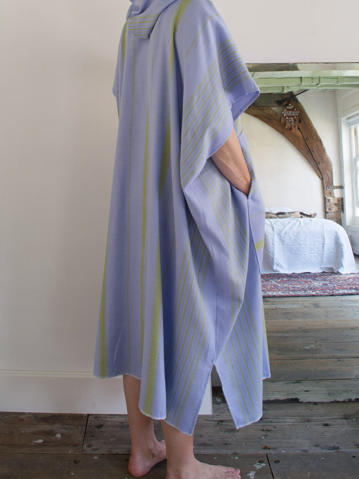 Ottomania surf poncho - lavender and moss