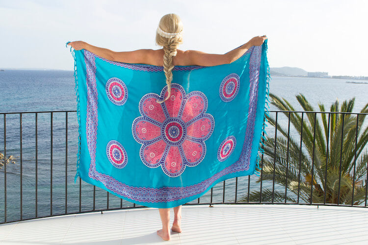 SARONG DARK TURQOISE TOSCA-2