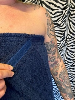 saunakilt met klitteband