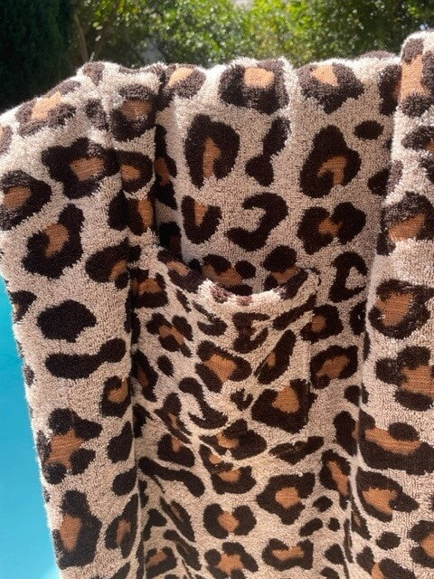 Saunakilt met panterprint