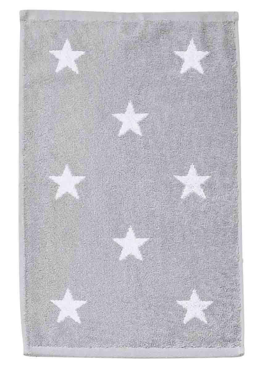 Ster zilvergrijs_Gastendoek