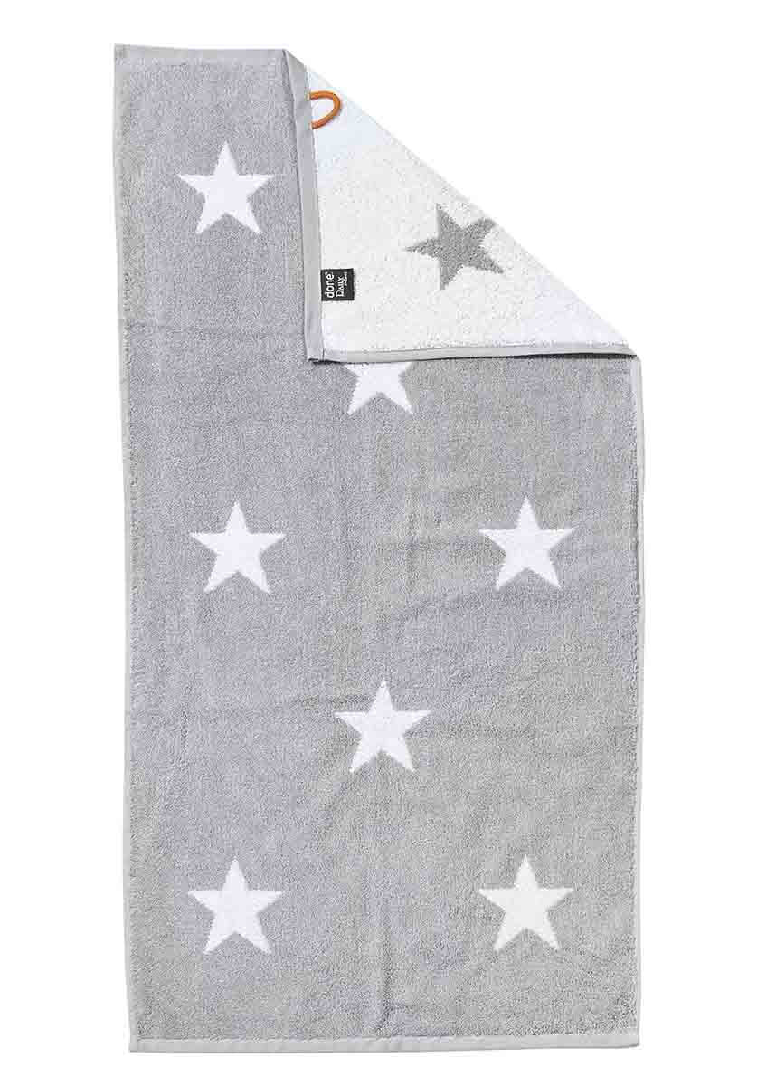 Ster zilvergrijs_Handdoek