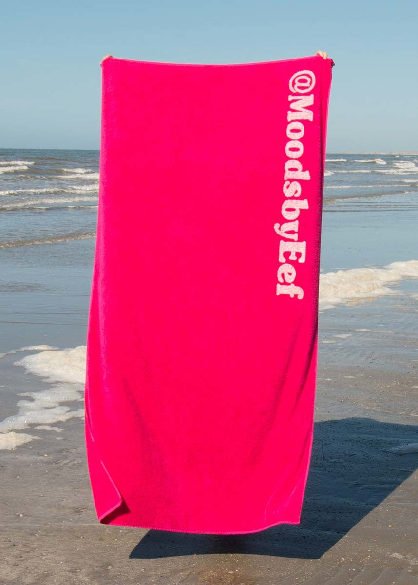 Strandlaken fuchsia 100-200