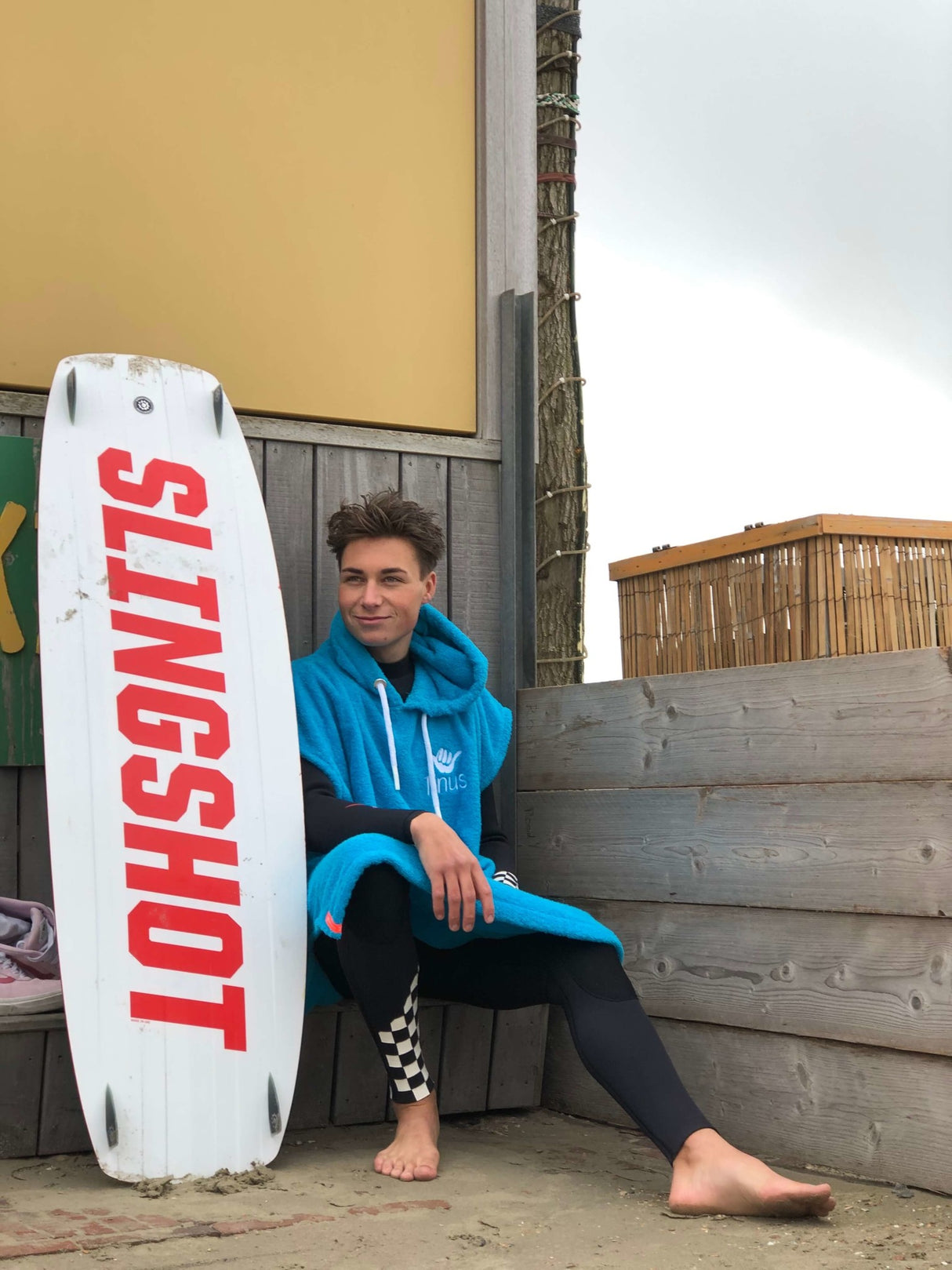 Surfponcho turquoise