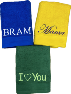 The One badlaken borduren