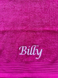 the-one-towelling-handdoek-borduren-wit