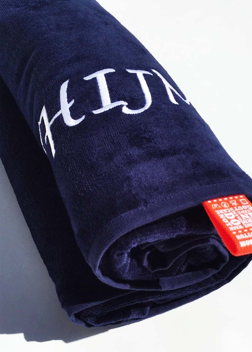 Velours strandlaken borduren