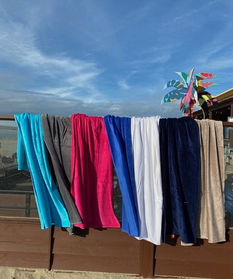 Velours strandlakens 100x200