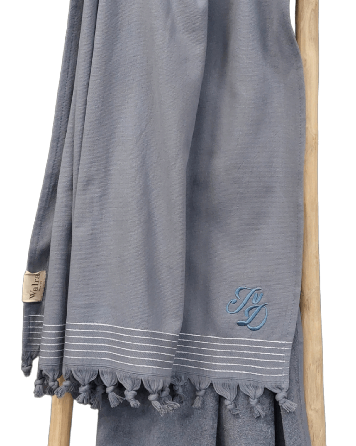 Walra hamamdoek met initialen