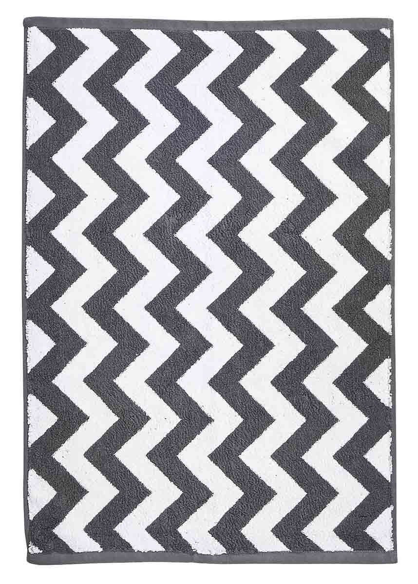 Zigzag antraciet_Badmat