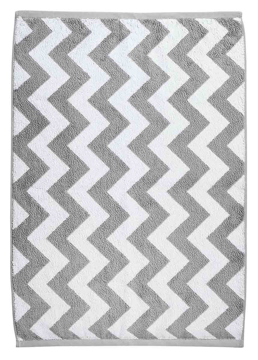 Zigzag zilvergrijs_Badmat