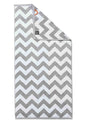 Zigzag zilvergrijs_handdoek