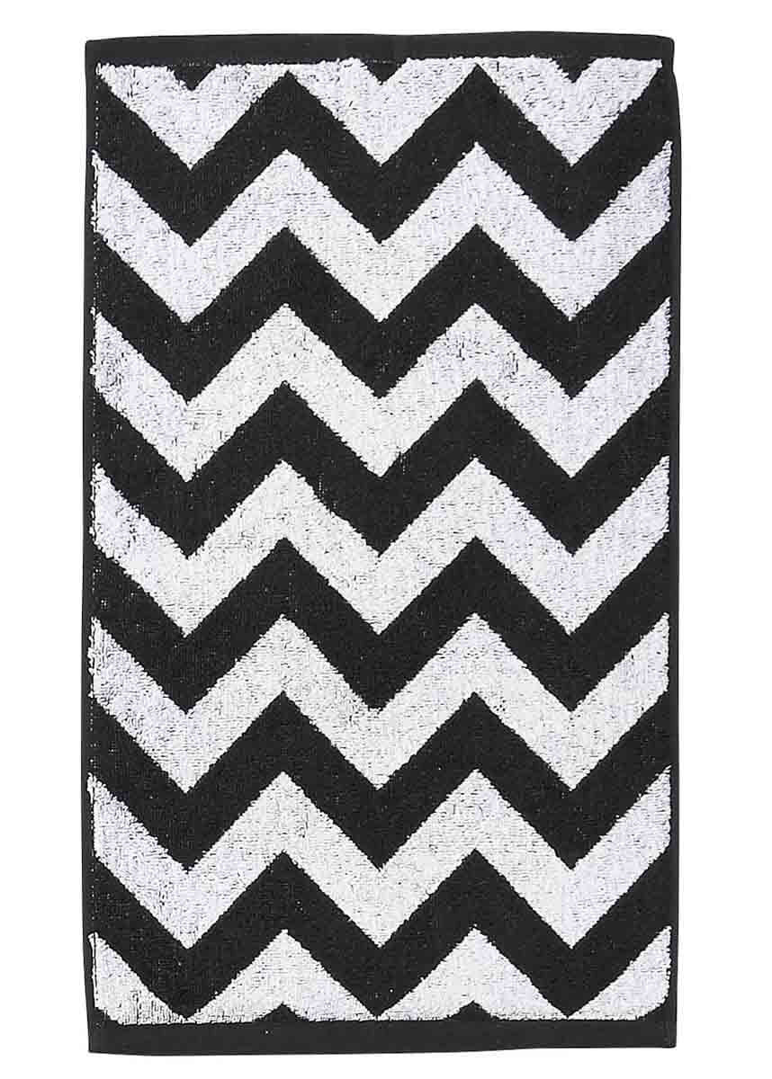 Zigzag zwart_Gastendoek