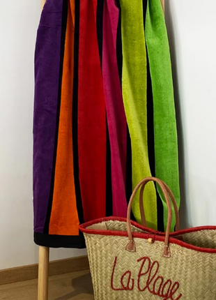 Velours strandhanddoek Happy Fresh