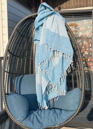 2-persoons hamamdoek turquoise